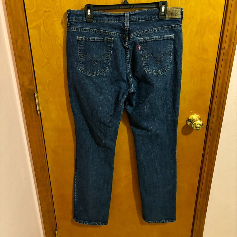 Levi’s 505 Straight Leg Dark Wash‎ Jean Size 12 M - Picture 8 of 12